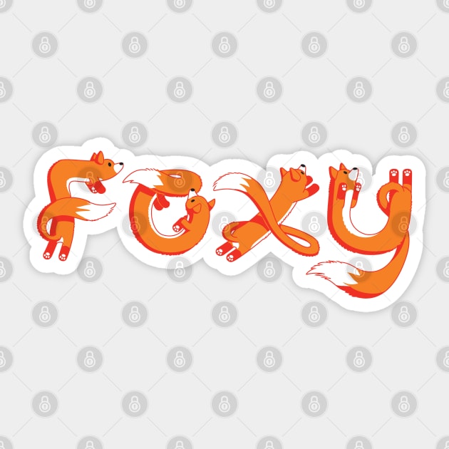 Foxy Sticker by GiveNoFox